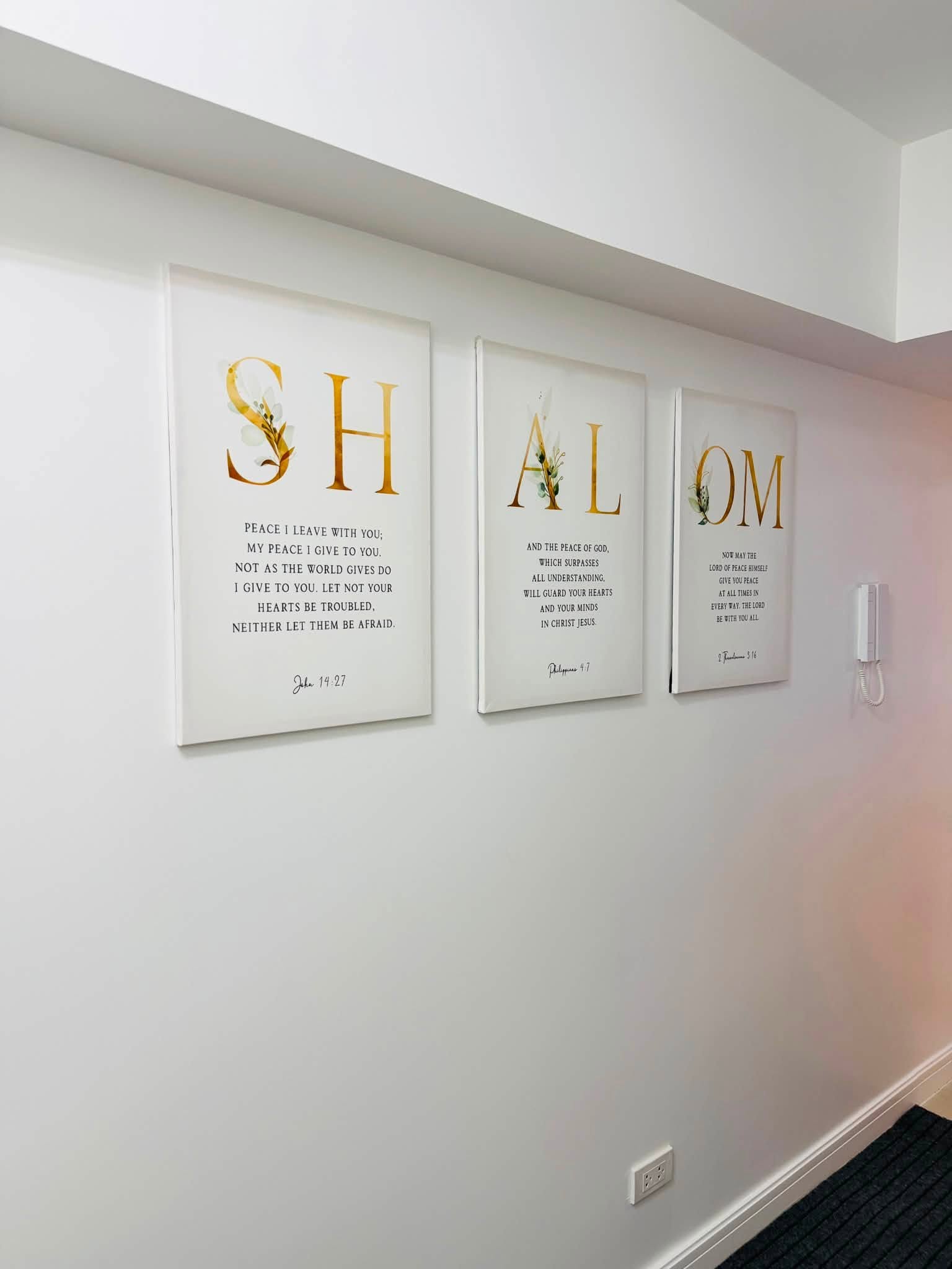 Welcome & Blessing Display